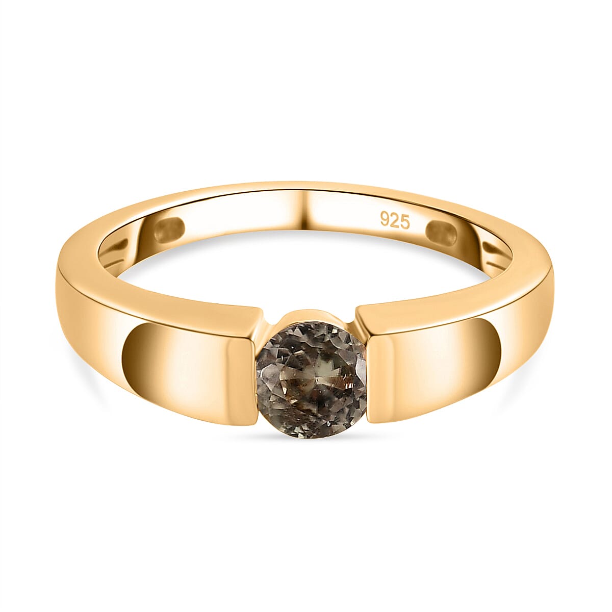 Turkizite Ring in 18K Vermeil YG Over Sterling Silver (Size 11.5) 0.94 ctw