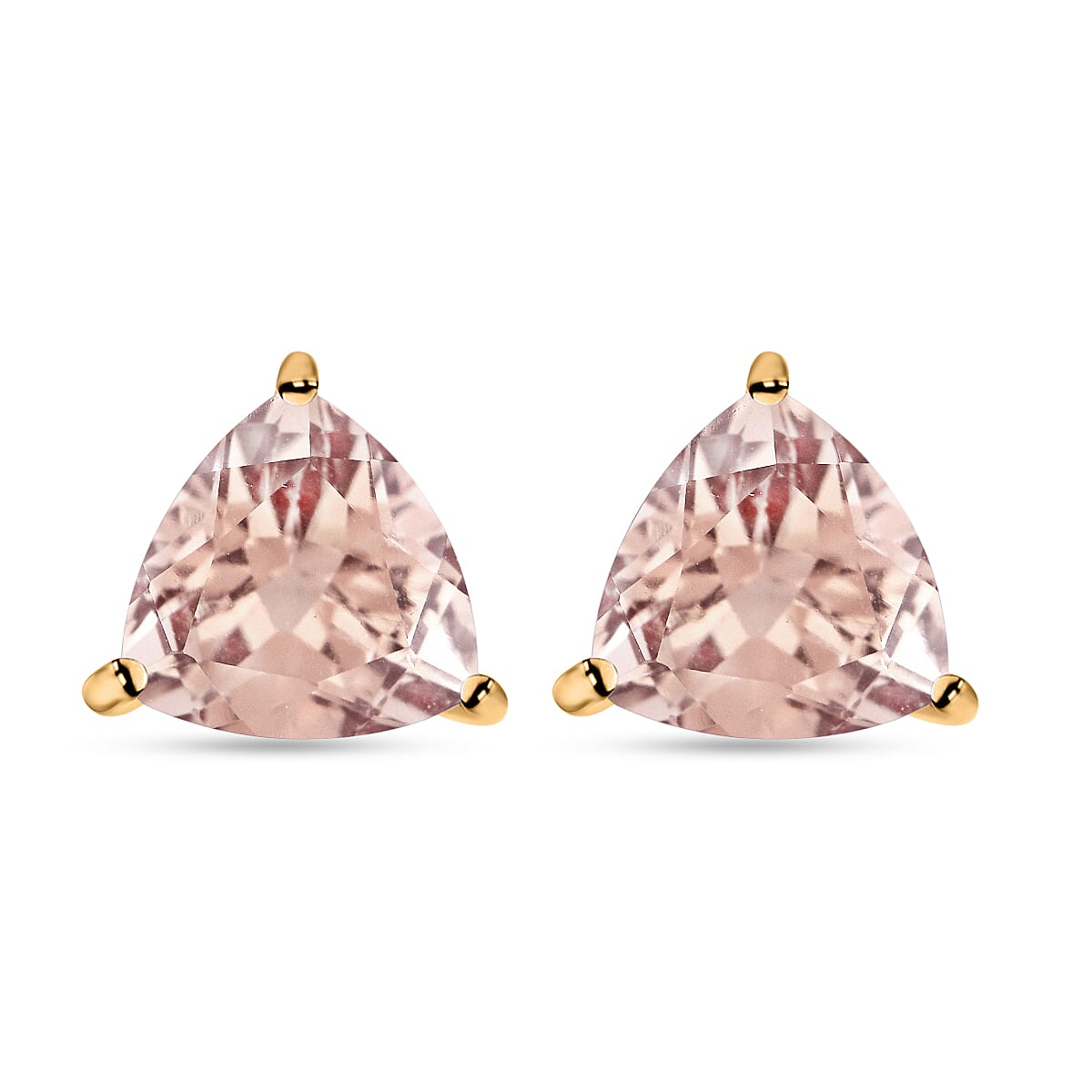 D'Joy Tanzanite 2.90 ctw Solitaire Stud Earrings in Platinum Over Sterling Silver