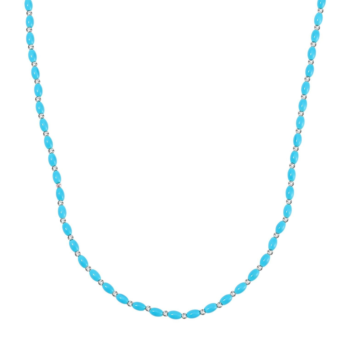Sleeping Beauty Color Shell Pearl Necklace (Adjustable)