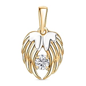 D''Joy Moissanite Pendant in Sterling Silver 0.20 ctw