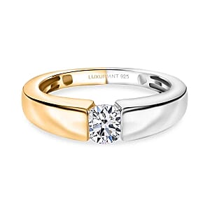 Luxuriant Lab Grown Diamond (G-H, SI) Ring in Sterling Silver (Size 8.0) 0.50 ctw