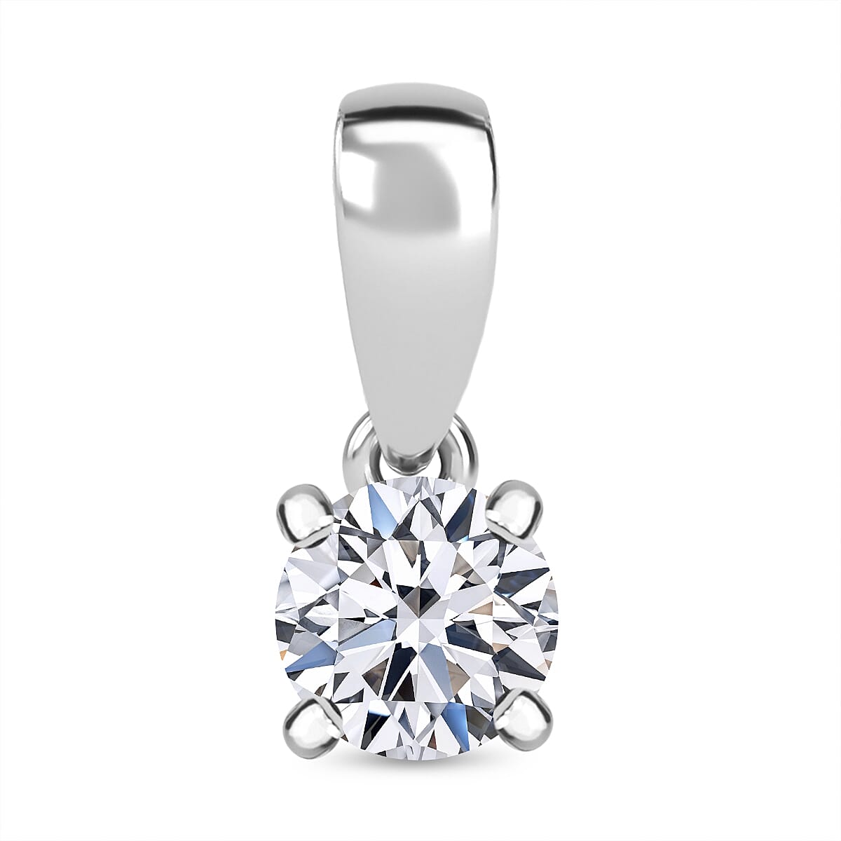 950 Platinum Luxuriant Lab Grown Diamond (E-F, VS) Pendant Without Chain 2.02 ctw