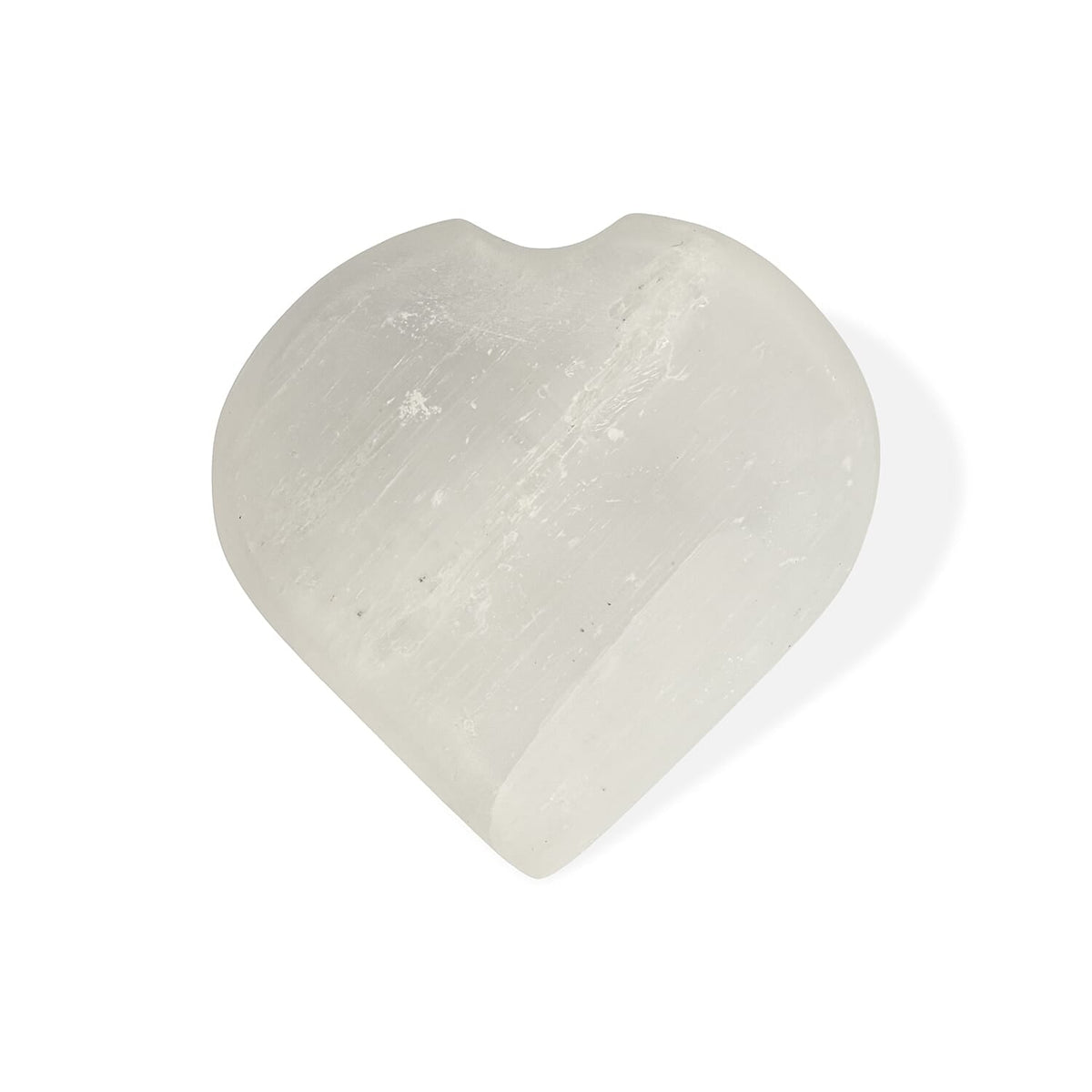 Selenite Heart Color - WHITE SIZE - 45 mm