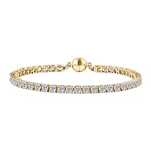 D''Joy Moissanite Bracelet in 18K Vermeil YG Over Sterling Silver (7.50 In) 8.58 ctw