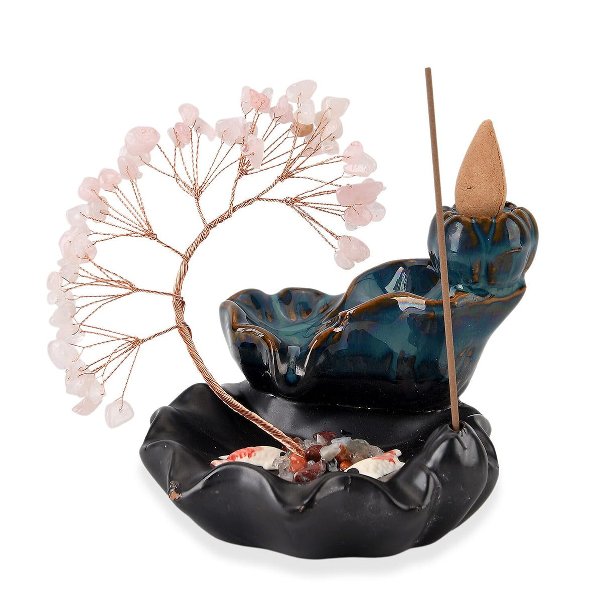 Livmore Citrine Tree withCeramic Base.
