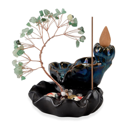 Livmore Citrine Tree withCeramic Base.