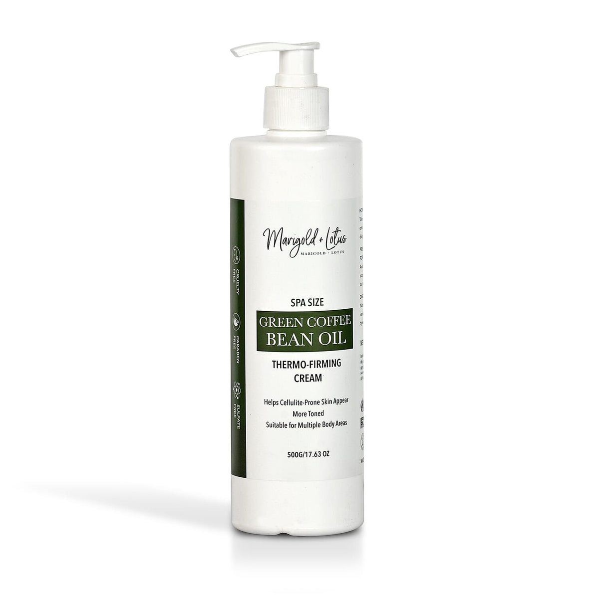 Marigold & Lotus Green Coffee Bean Oil Thermo Firming Cream 6.30z