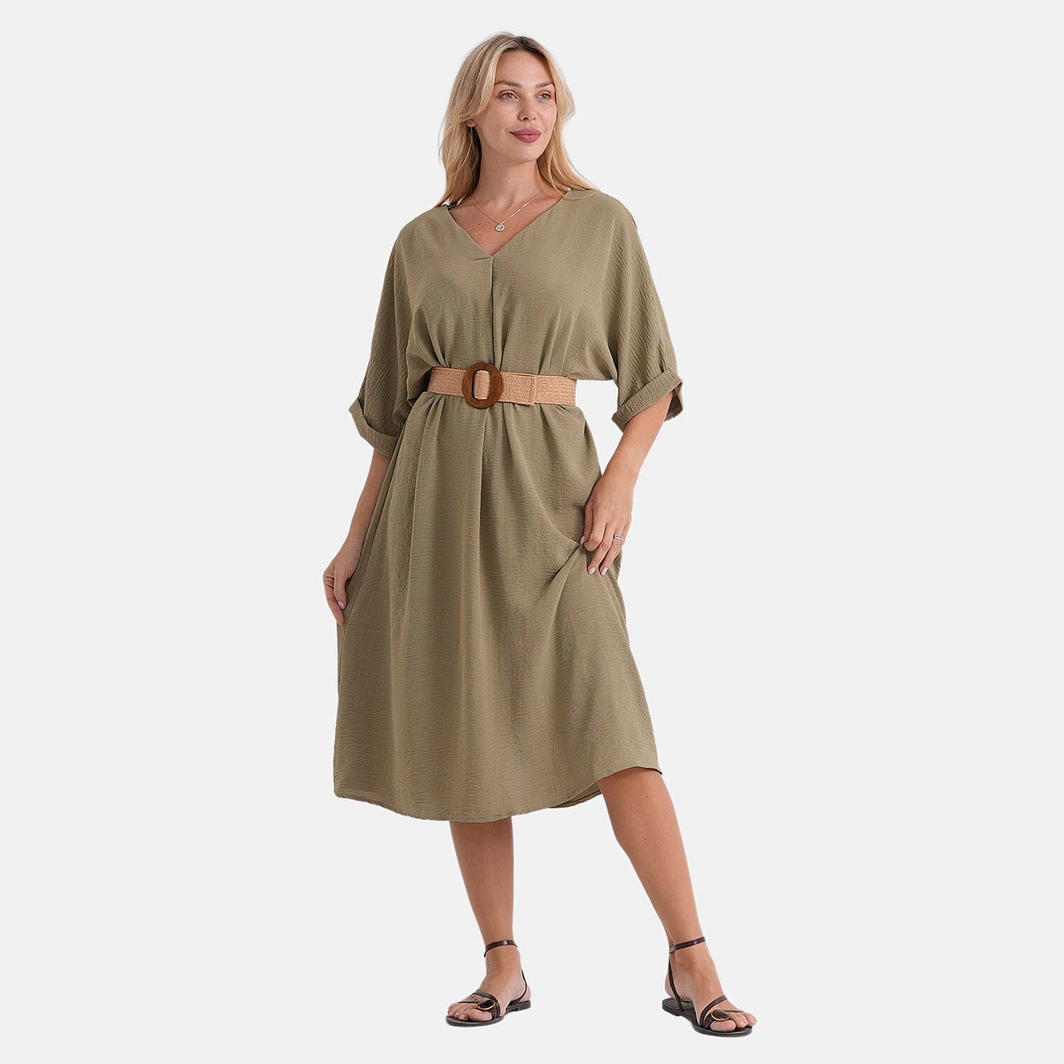 La Marey Blue Woven Dress - One Size Fits Most
