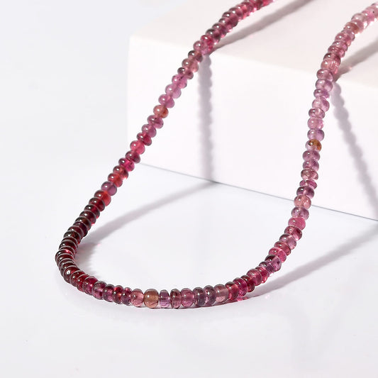Luxoro 10K Yellow Gold  AA   Ombre Tanzanian wine Spinel  Necklace (Size - 18) 60.00 ctw.