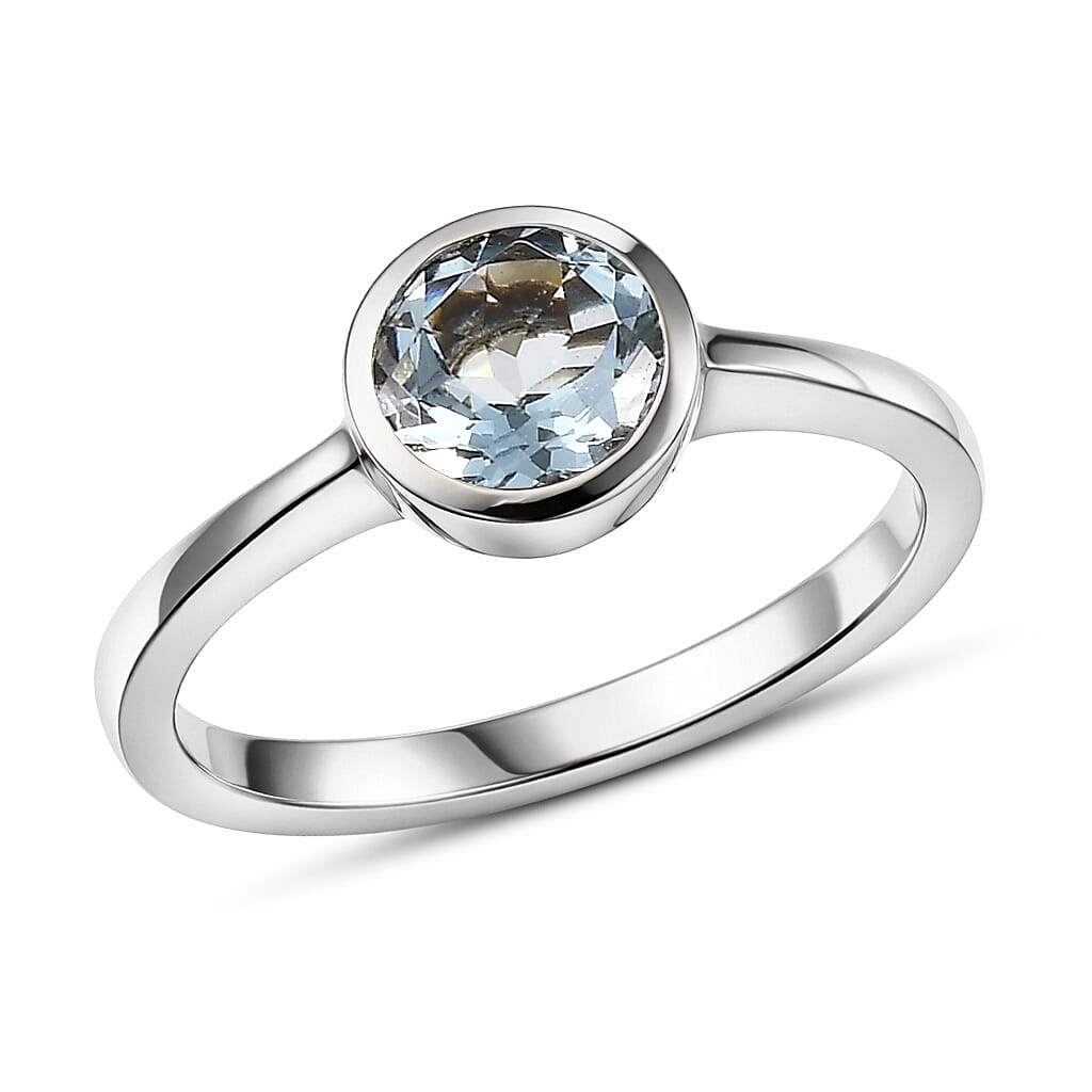D'Joy Mozambique Garnet Solitaire Ring in 18K Vermeil YG Over Sterling Silver Size 10 0.90 ctw