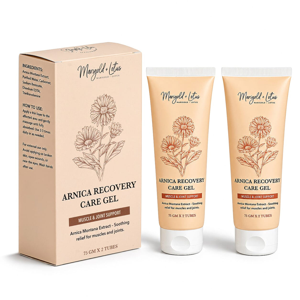 Marigold & Lotus Arnica Recovery Care Gel