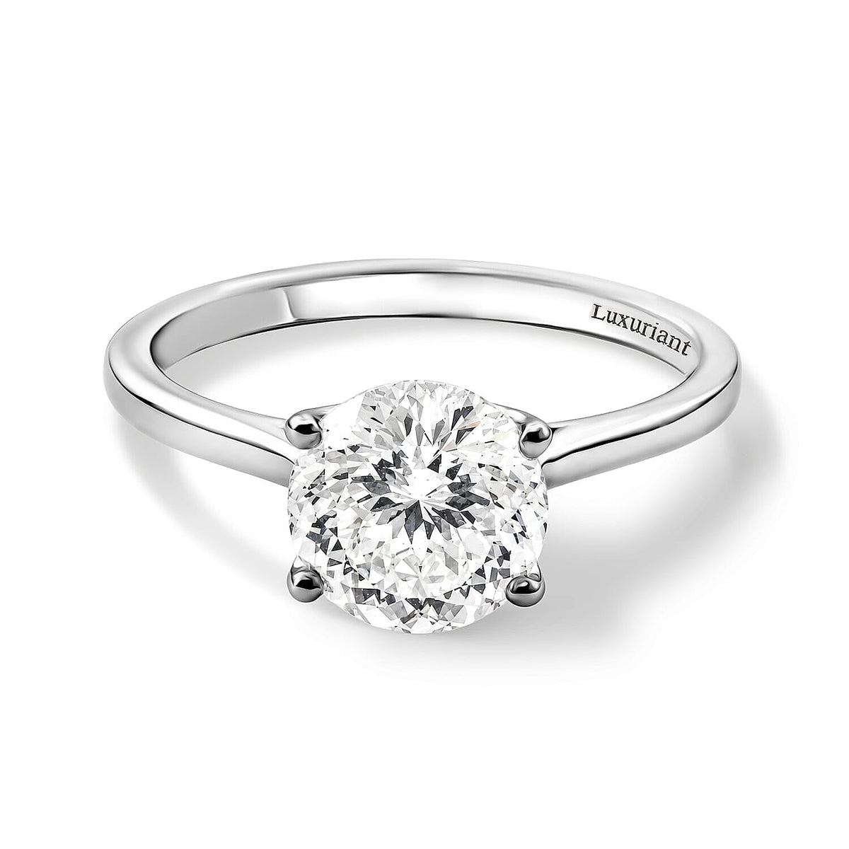 IGI Certified 950 Platinum Luxuriant Lab Grown Diamond (E, VS) Ring (Size 10.0) (4.80 g) 2.00 ctw