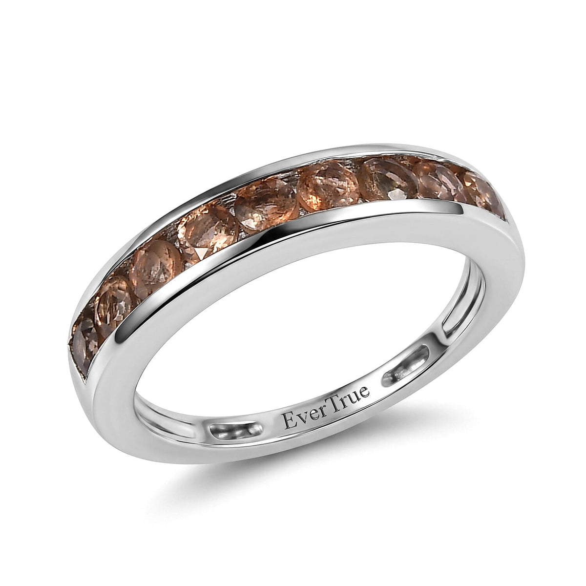 EverTrue Pyrope Garnet Band Ring in Platinum Bond (Size 6.0) 1.40 ctw
