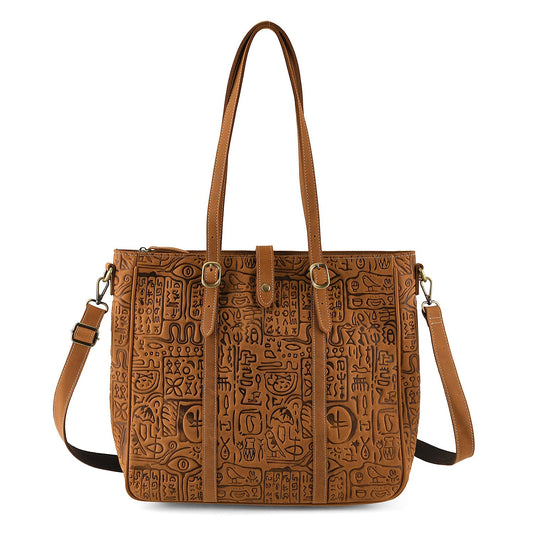La Marey Yellow Genuine Leather Crossbody Bag