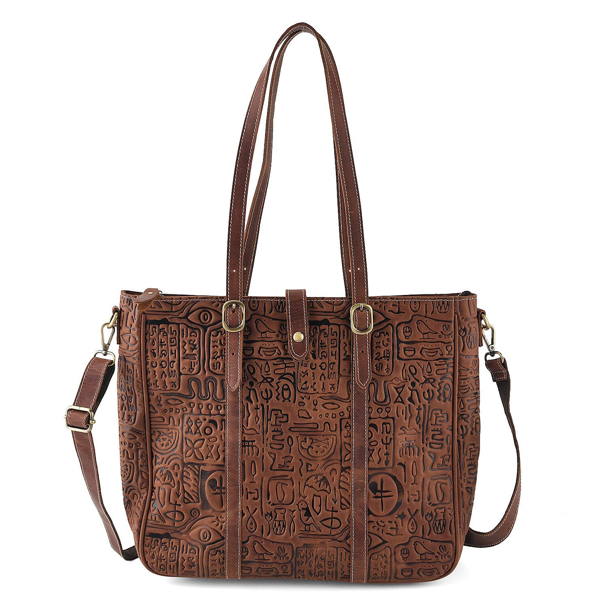 La Marey Yellow Genuine Leather Crossbody Bag