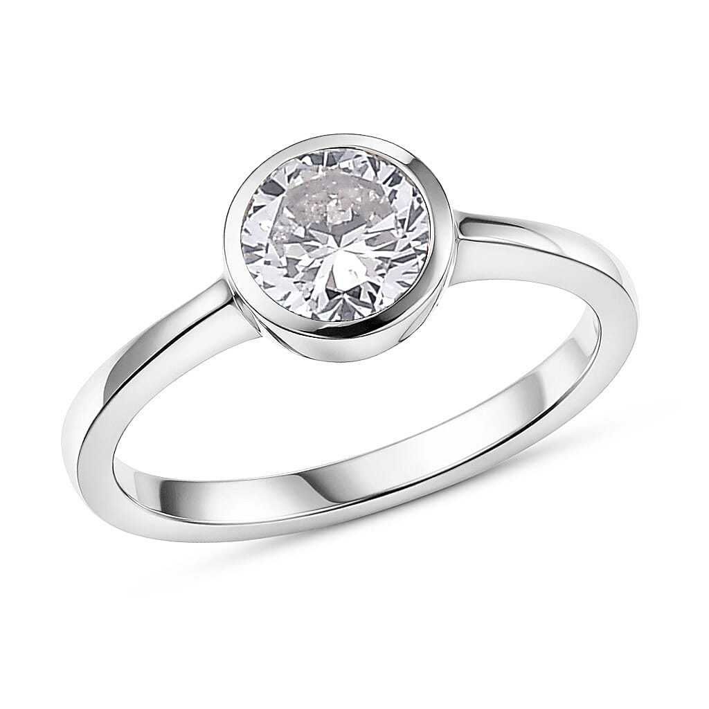 D'Joy Mozambique Garnet Solitaire Ring in 18K Vermeil YG Over Sterling Silver Size 10 0.90 ctw