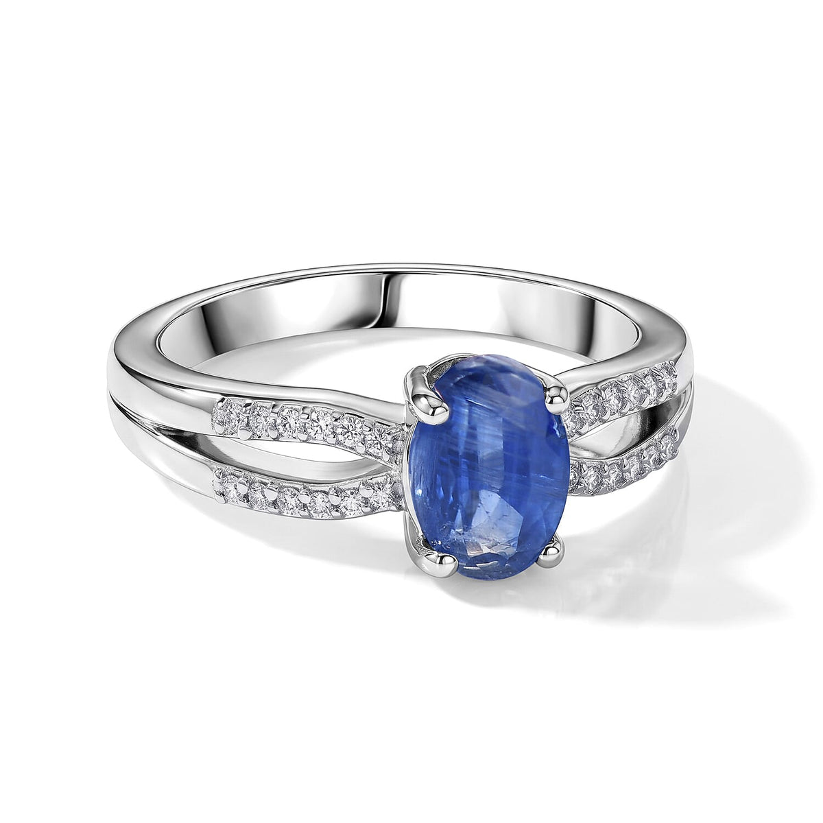 EverTrue Niassa Ruby (FF), Moissanite Ring in Platinum Bond (Size 10.0) 1.20 ctw