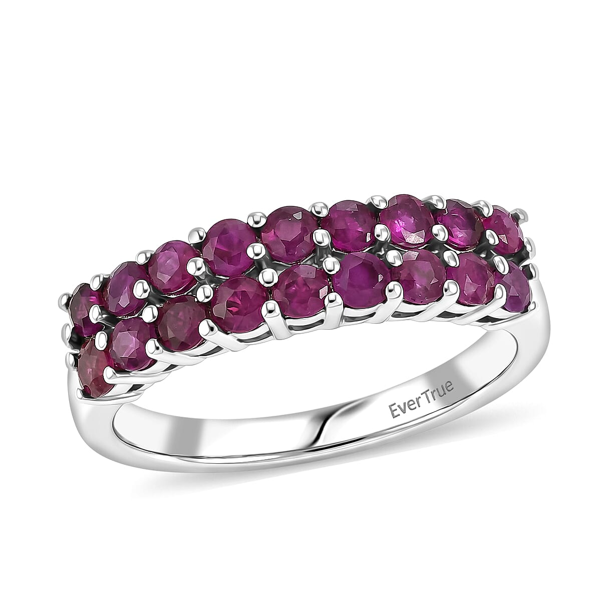 EverTrue Ruby Ring in Platinum Bond (Size 10.0) 1.30 ctw