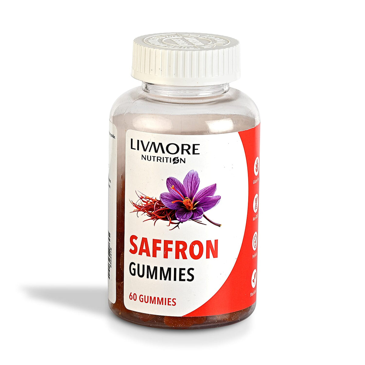 Saffron Gummies Supplement, Contains 60 gummies