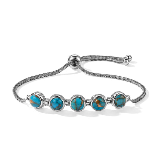 EverTrue African Malachite Bracelet in Stainless Steel (10.50 In) 2.85 ctw