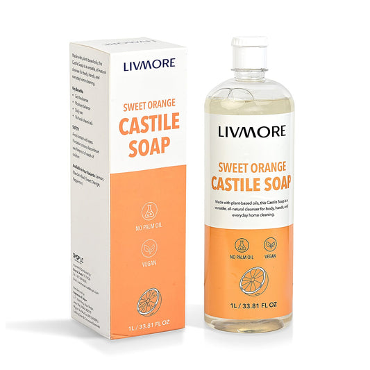 Livmore Sweet Orange Castile Soap 33.80oz