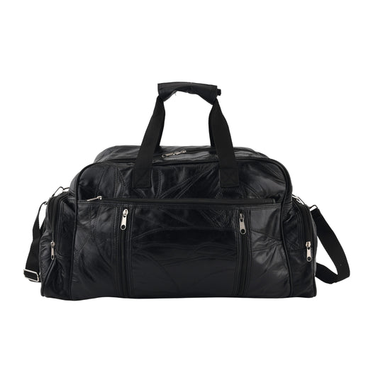 La Marey Black Genuine Leather Crossbody Bag