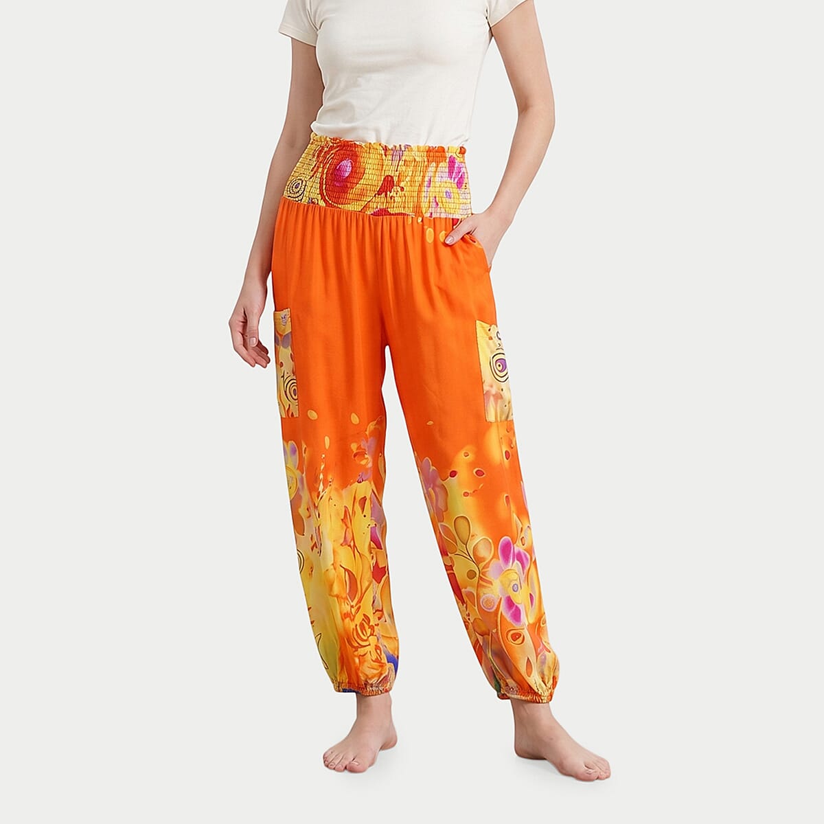 La Marey Purple Pajama Pants with 2 Pockets - One Size Fits Most