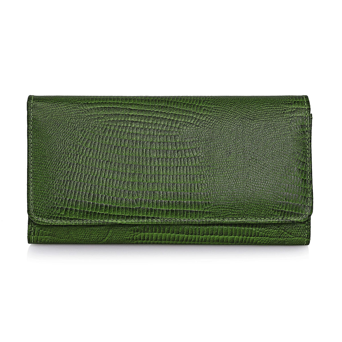 La Marey Black Python Print Genuine Leather with RFID Wallet