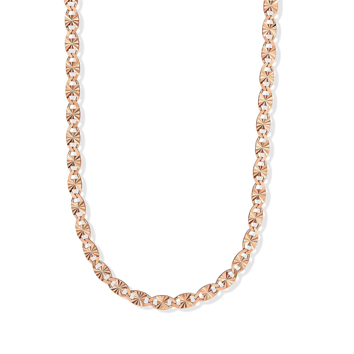 Sterling Silver 1.4mm Valentina Star Chain Necklace 2.35 Grams 18 Inches