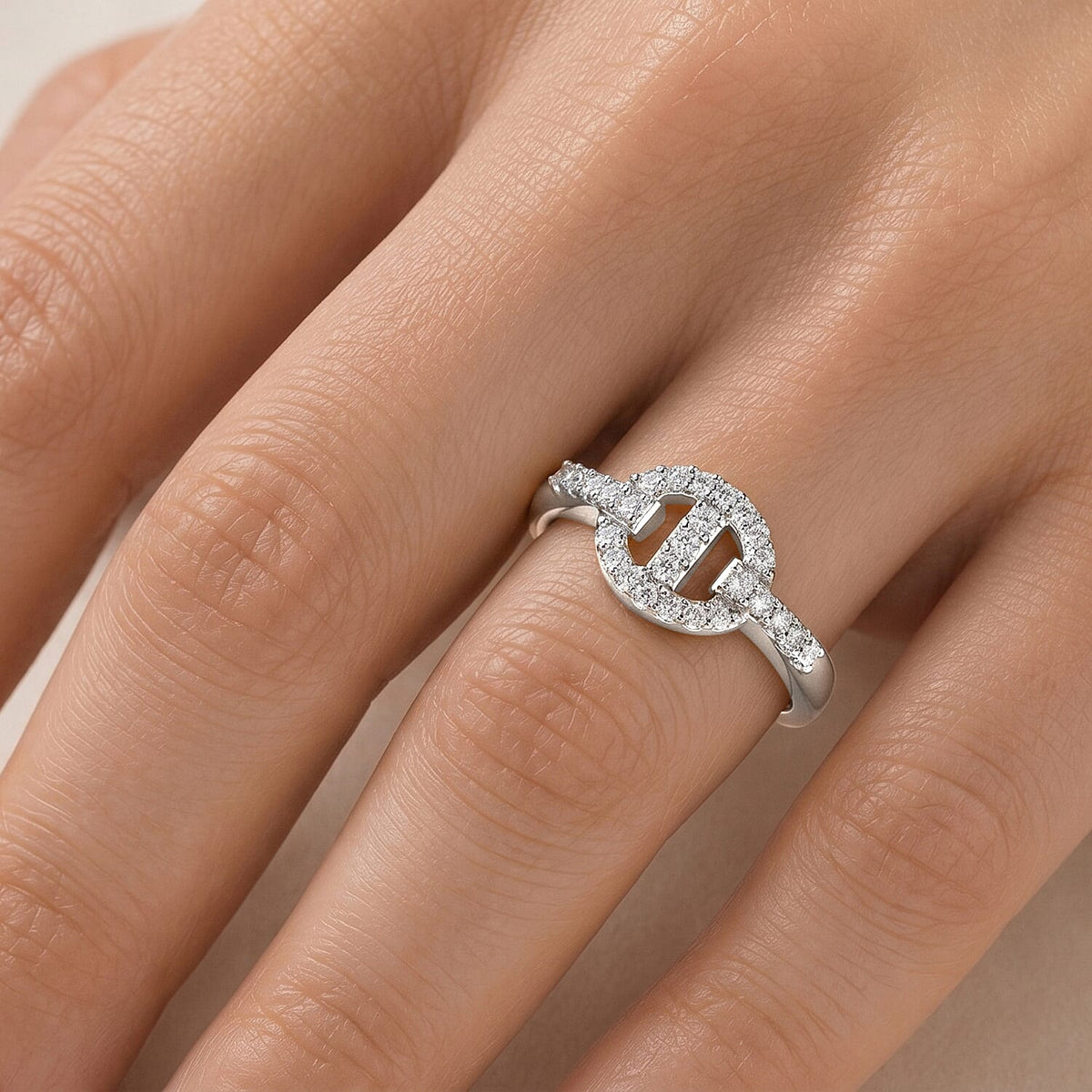 Luxuriant Lab Grown Diamond (G-H, SI) Ring in 18K Vermeil Rose Gold Over Sterling Silver (Size 10.0) 0.20 ctw