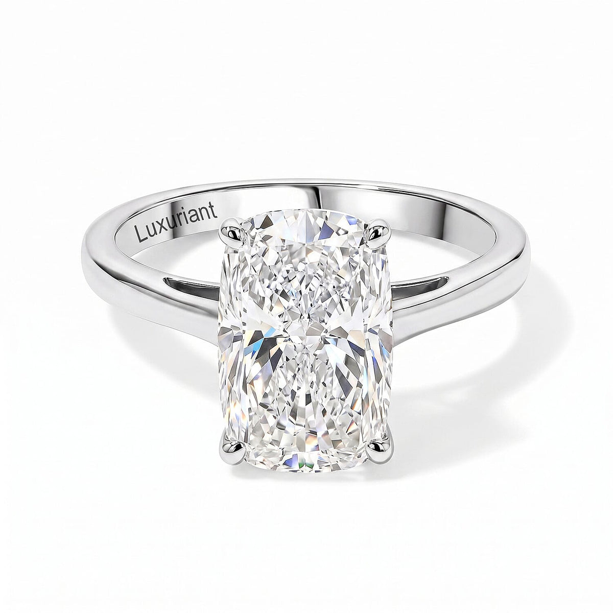 IGI Certified 950 Palladium Luxuriant Lab Grown Diamond (E-F, VS) Ring (Size 10.0) 3.00 ctw
