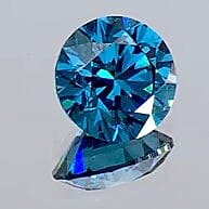 Lab Grown Blue Diamond (VS) (Rnd 8.1 mm) 1.95 ctw