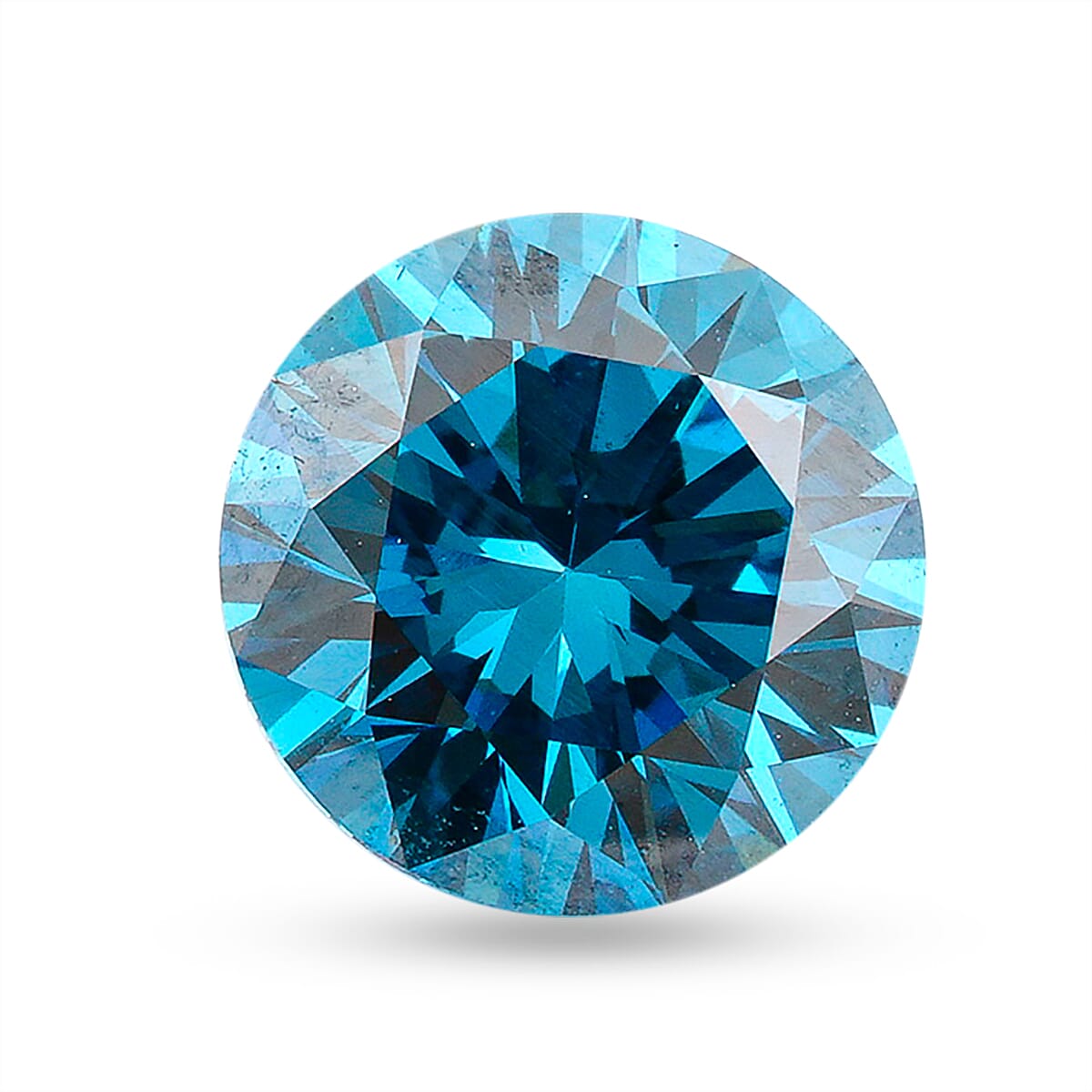 Lab Grown Blue Diamond (VS) (Rnd 8.1 mm) 1.95 ctw