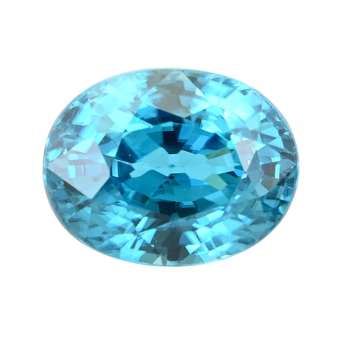 AAAA Cambodian Blue Zircon (Ovl 8.5x6.5 mm) 2.00 ctw