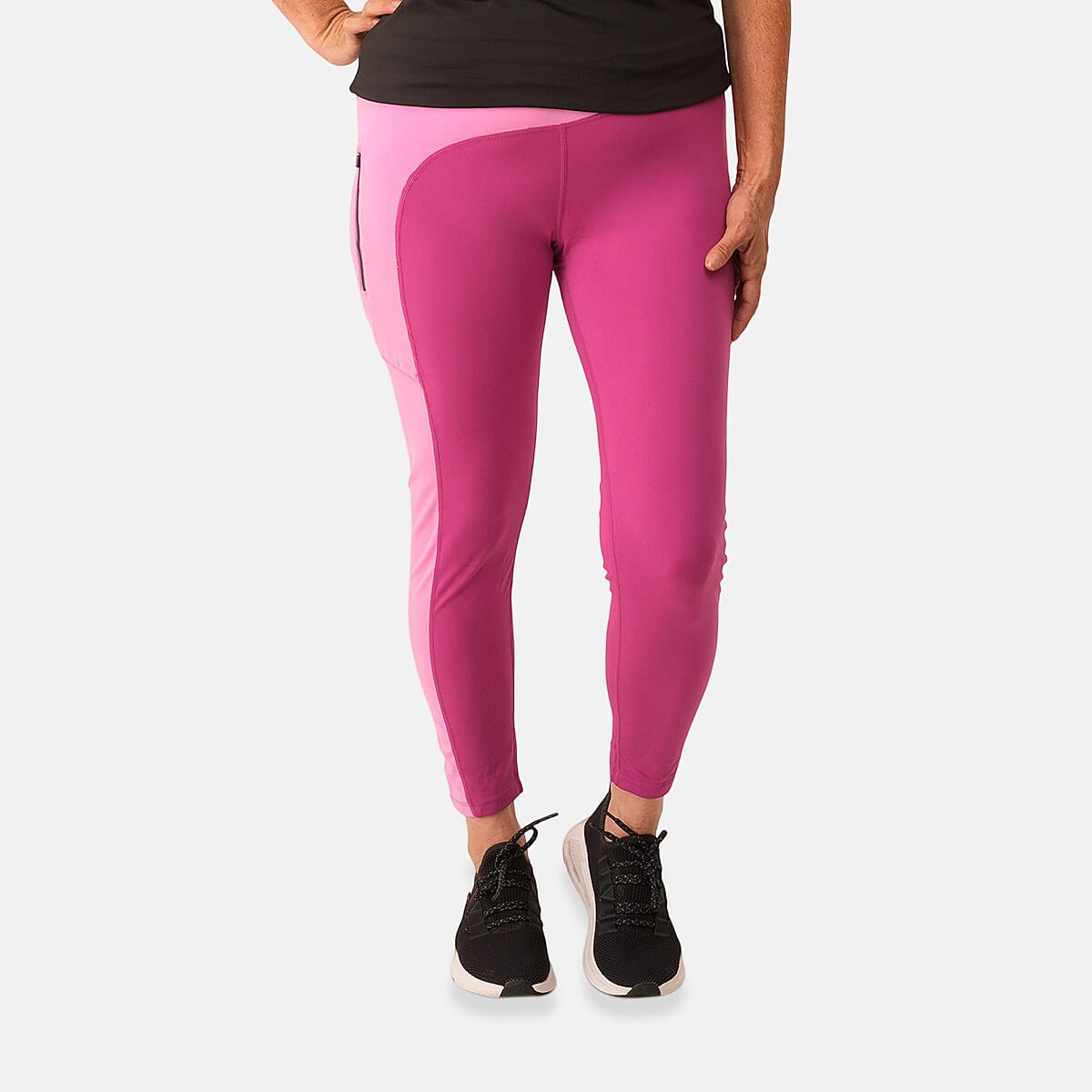 Closeout Nine West Black Color Block Leggins - L