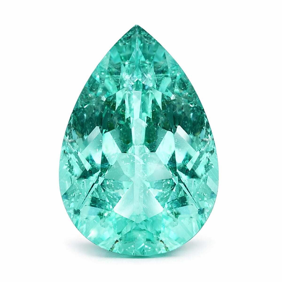 AAAA Paraiba Tourmaline (Pear Free Size) 0.50 ctw