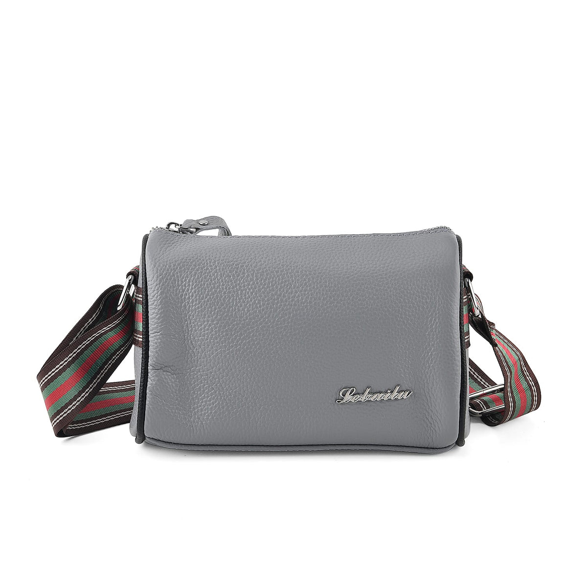 Green Genuine Leather Phone Bag