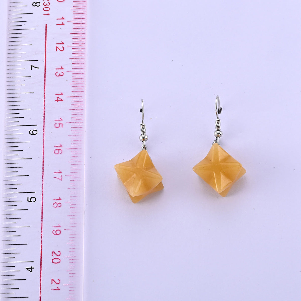 Green Aventurine Earrings in Silvertone 35.00 ctw