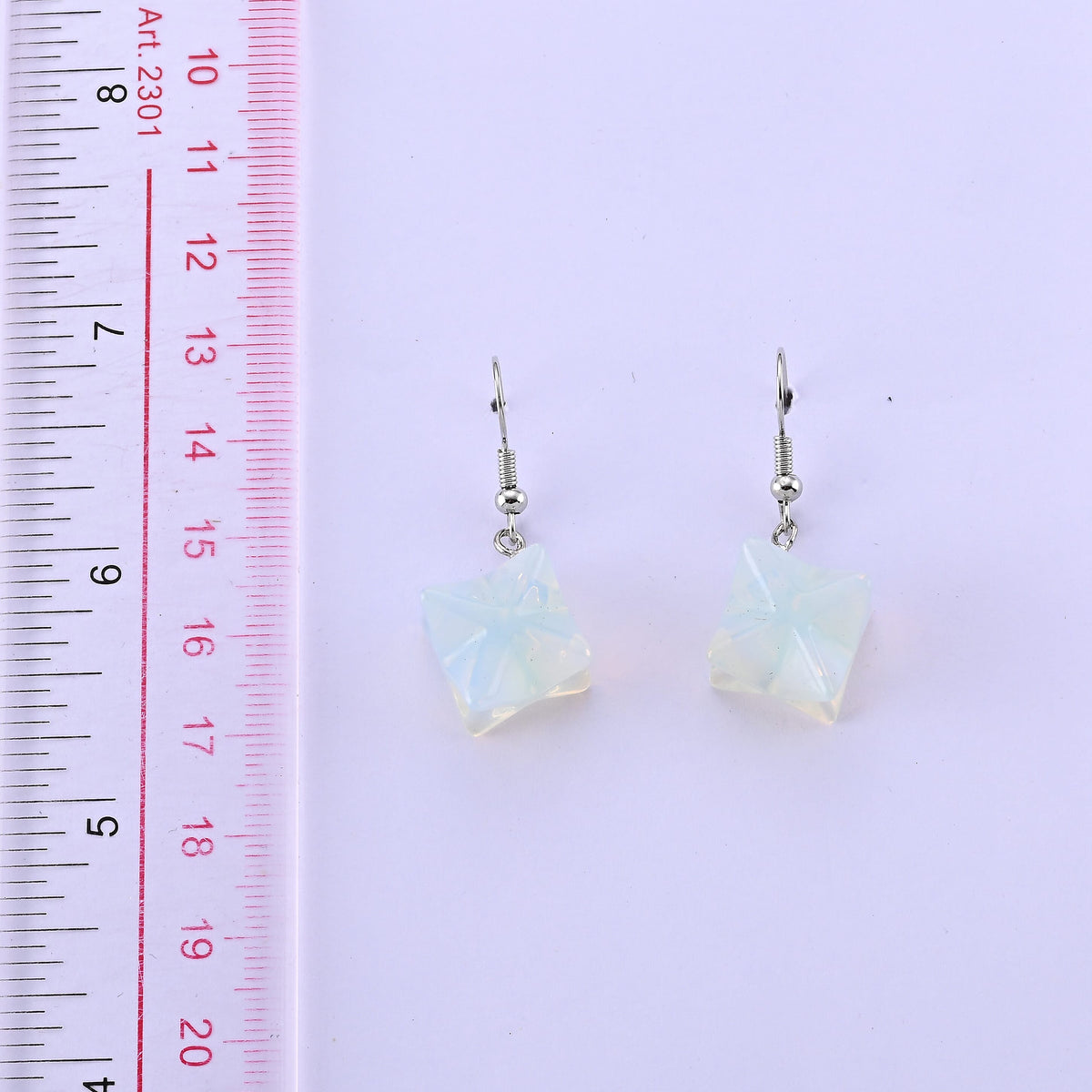 Green Aventurine Earrings in Silvertone 35.00 ctw
