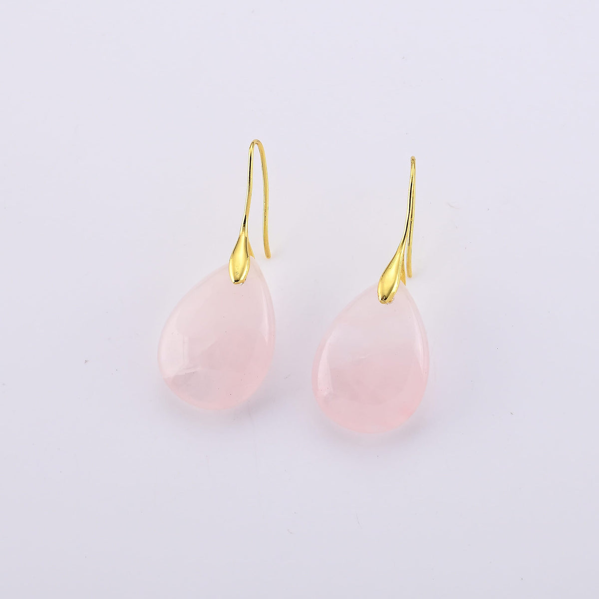 Opalite Earrings in Goldtone 40.00 ctw