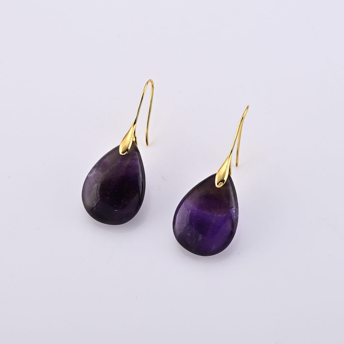 Opalite Earrings in Goldtone 40.00 ctw