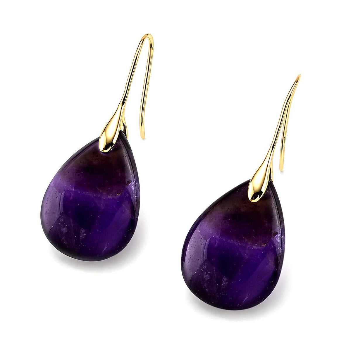 Opalite Earrings in Goldtone 40.00 ctw