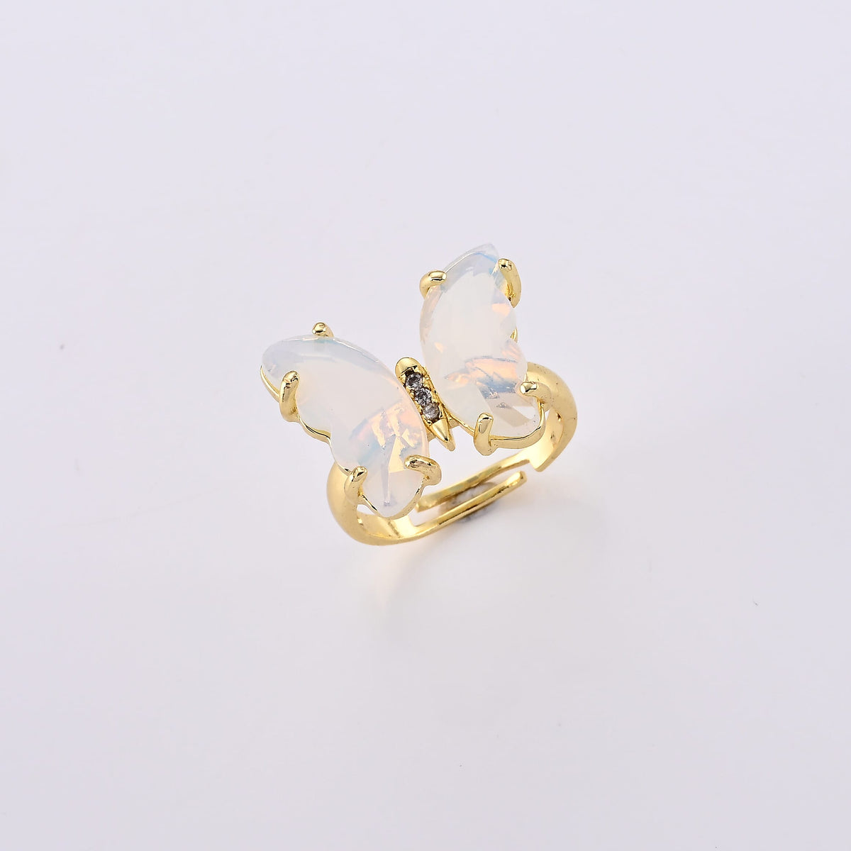 Gold Sandstone Ring in Goldtone (Adjustable) 7.00 ctw