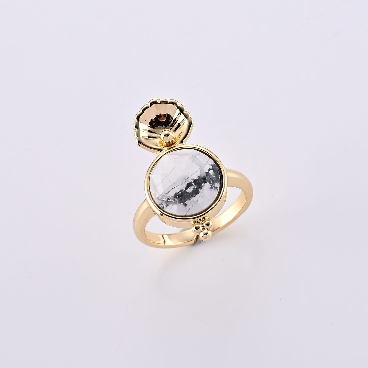 Yellow Tigers Eye Ring in Goldtone (Adjustable) 5.00 ctw