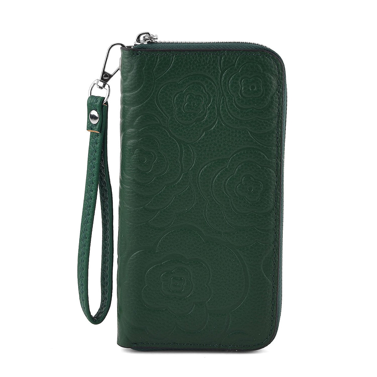 La Marey Black Genuine Leather RFID Protected Women''s Wallet