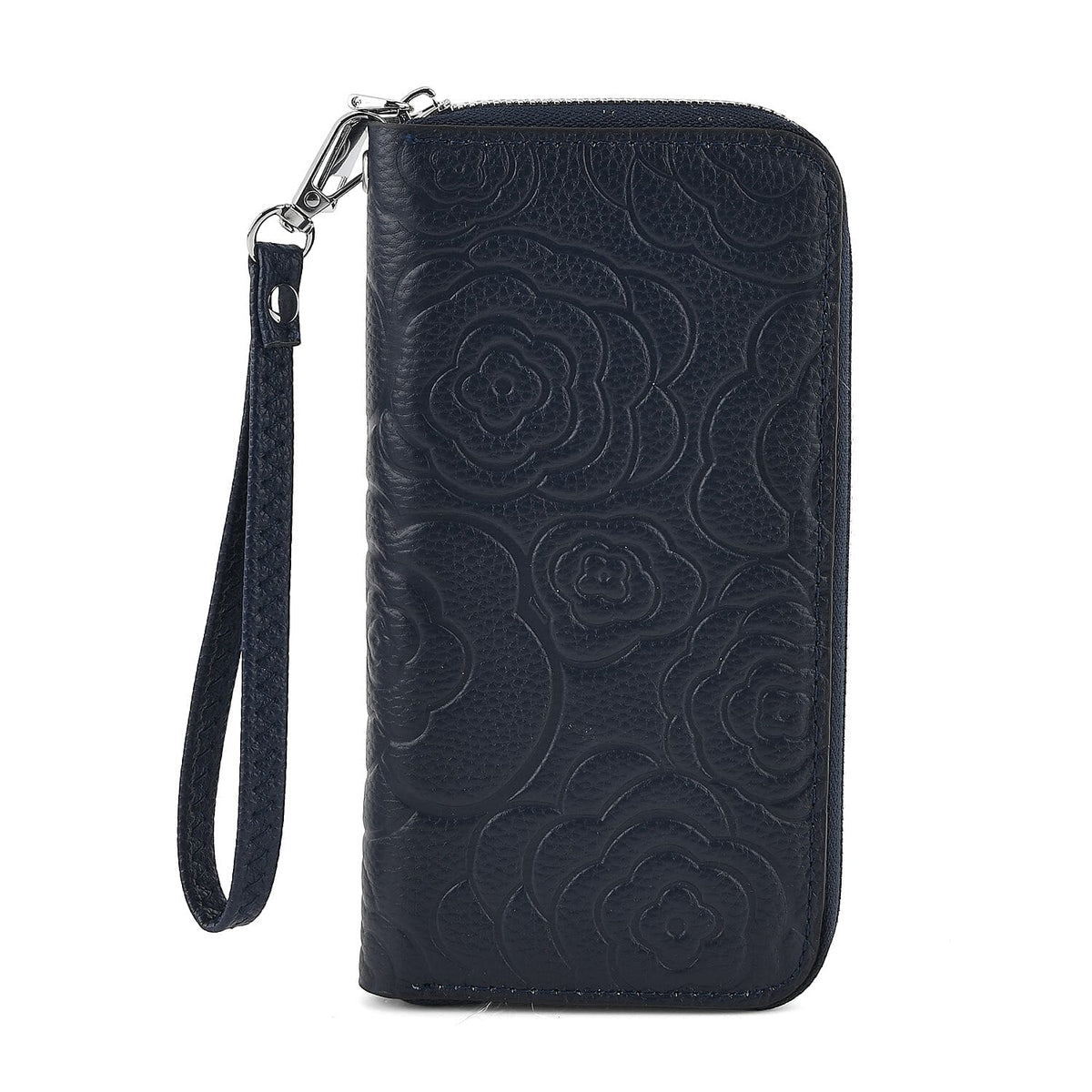 La Marey Black Genuine Leather RFID Protected Women''s Wallet