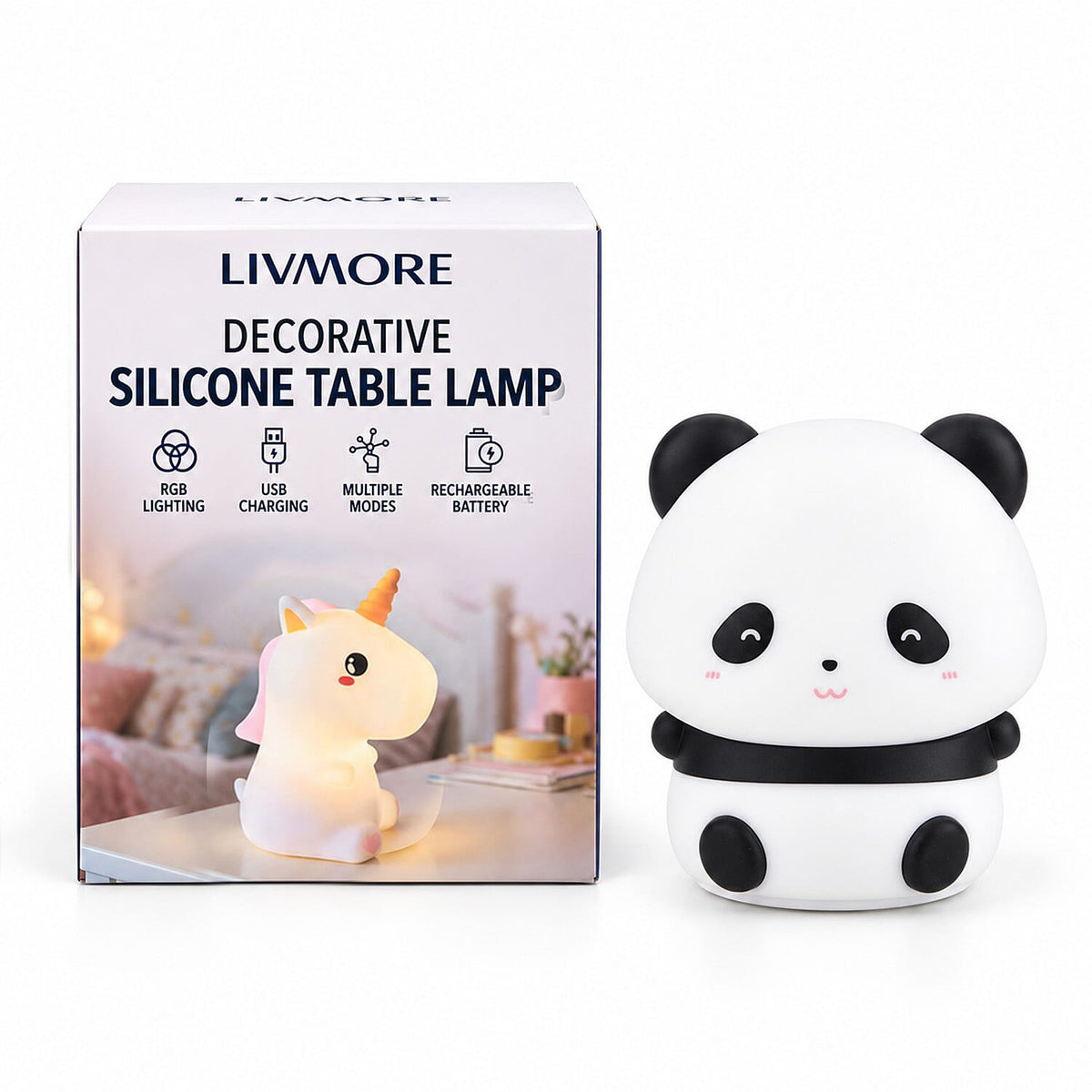 Livmore White Unicorn RGB LED Decorative Light
