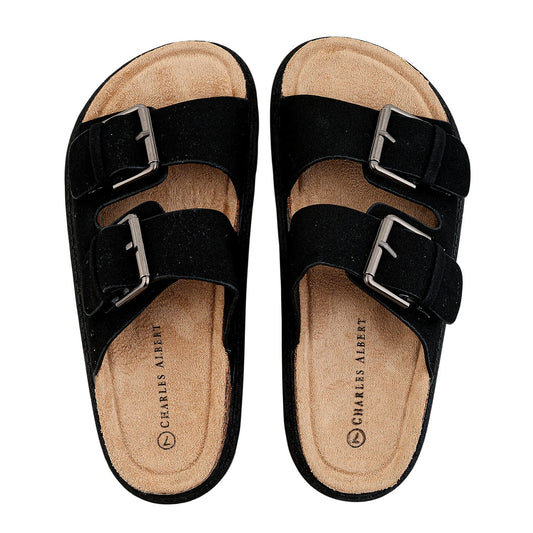 Charles Albert Rose Gold Strap Sandal -7