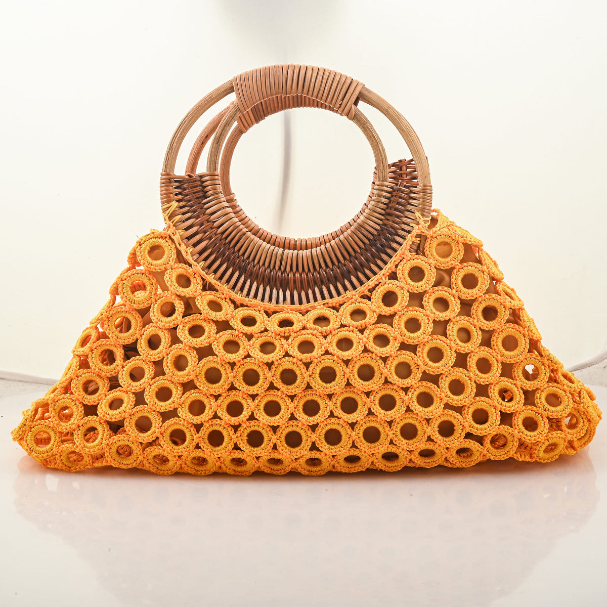 La Marey Pink Crochet Bag