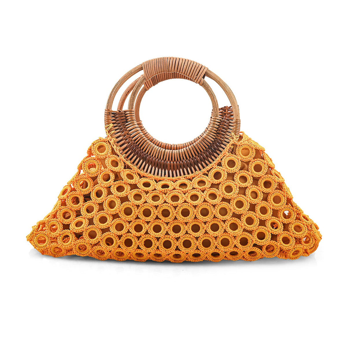 La Marey Pink Crochet Bag